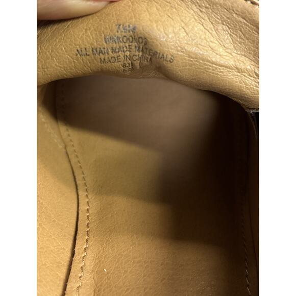 Nine West Women’s Black Slip-On Square Toe Chunky Heel Loafers Size 7.5M - Picture 5 of 6